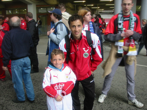 Steven Cherundolo mit Marcel